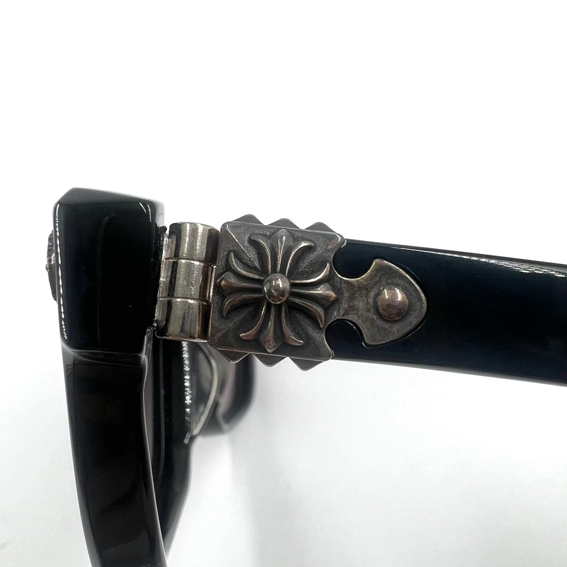 Chrome Hearts Chrome Hearts Foti Black Metal Glasses Size ONE SIZE - 8 Thumbnail