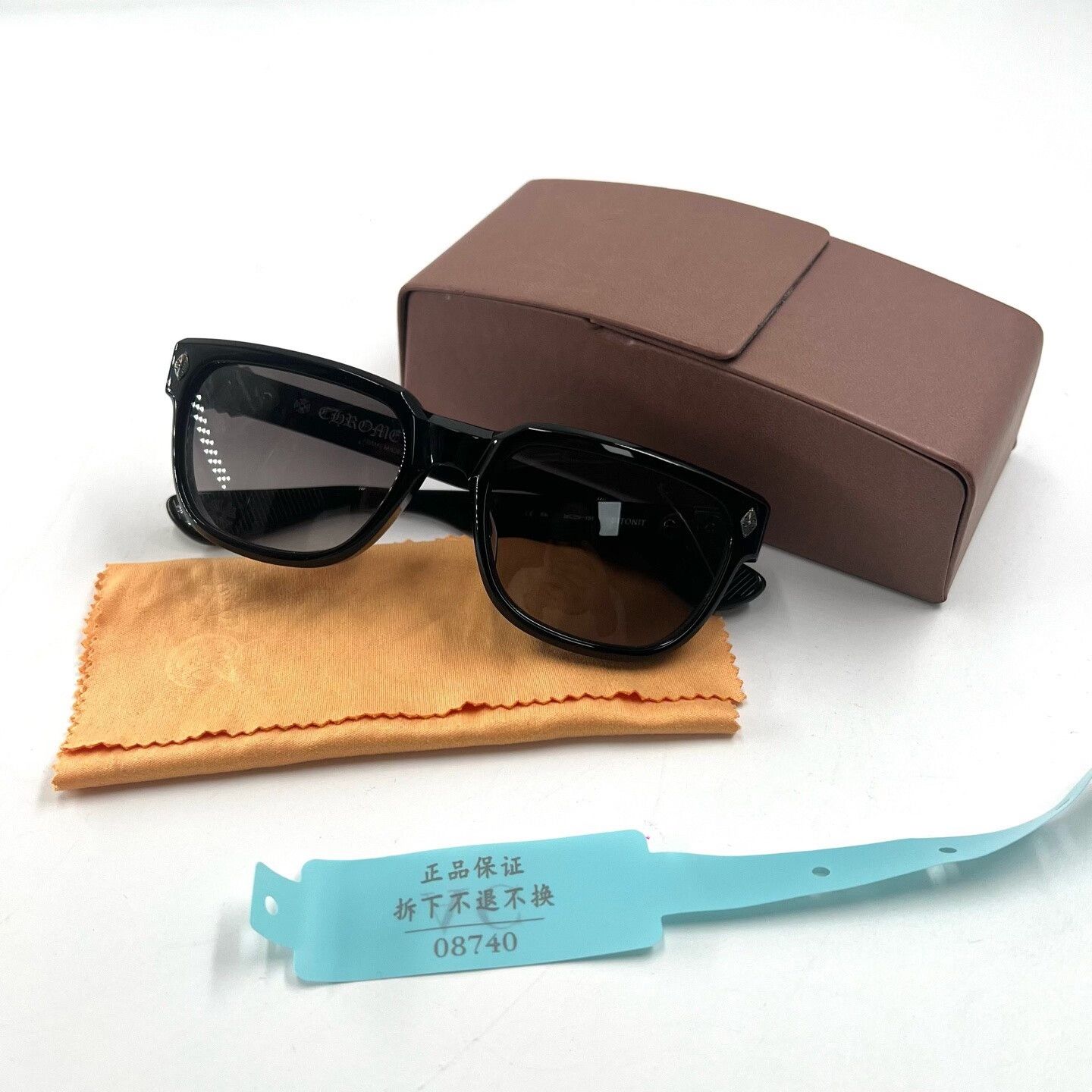 Chrome Hearts Chrome Hearts Foti Black Metal Glasses Size ONE SIZE - 9 Thumbnail