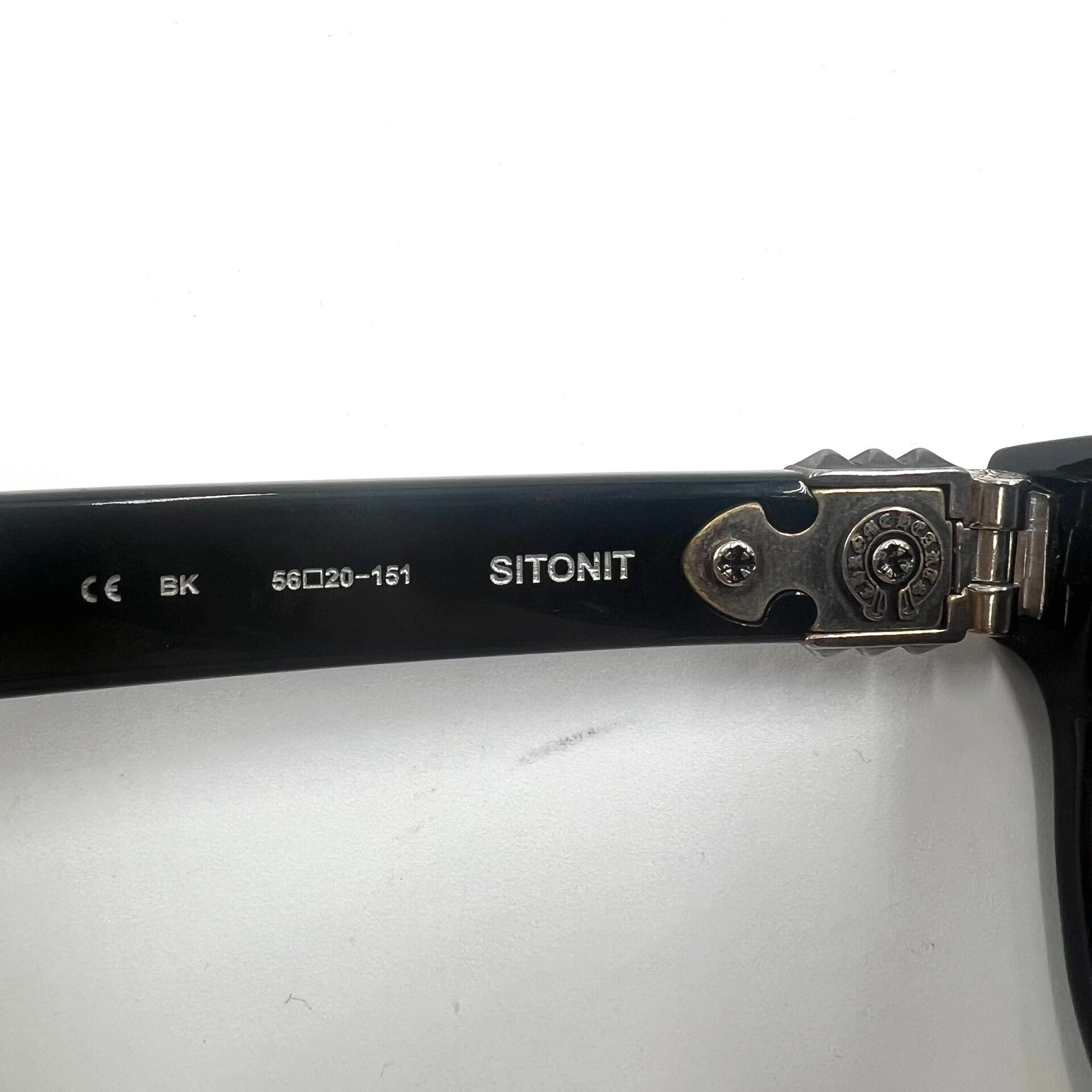 Chrome Hearts Chrome Hearts Foti Black Metal Glasses Size ONE SIZE - 7 Thumbnail