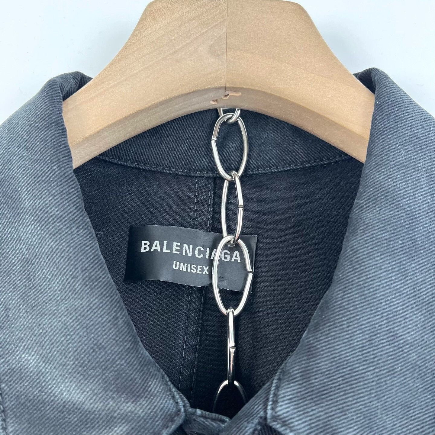 Balenciaga Balenciaga Deconstructed Black Denim Jacket Size XS / US 0-2 / IT 36-38 - 3 Thumbnail