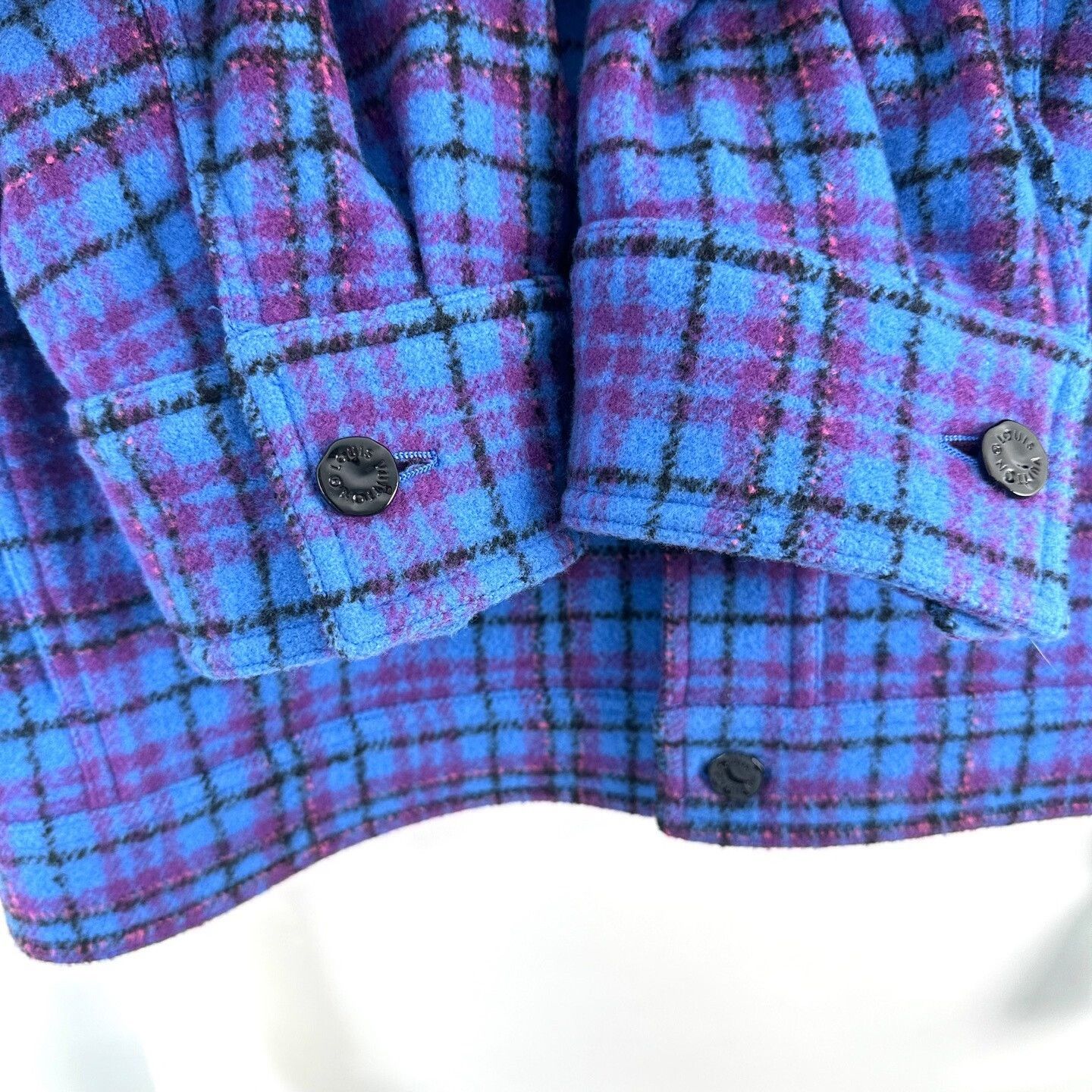 Louis Vuitton Louis Vuitton Blue Flannel Plaid Jacket 48 Size US M / EU 48-50 / 2 - 5 Thumbnail