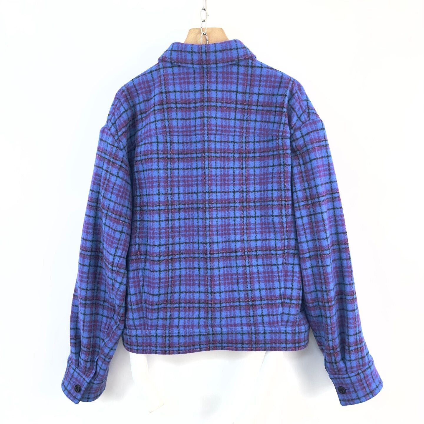 Louis Vuitton Louis Vuitton Blue Flannel Plaid Jacket 48 Size US M / EU 48-50 / 2 - 2 Thumbnail