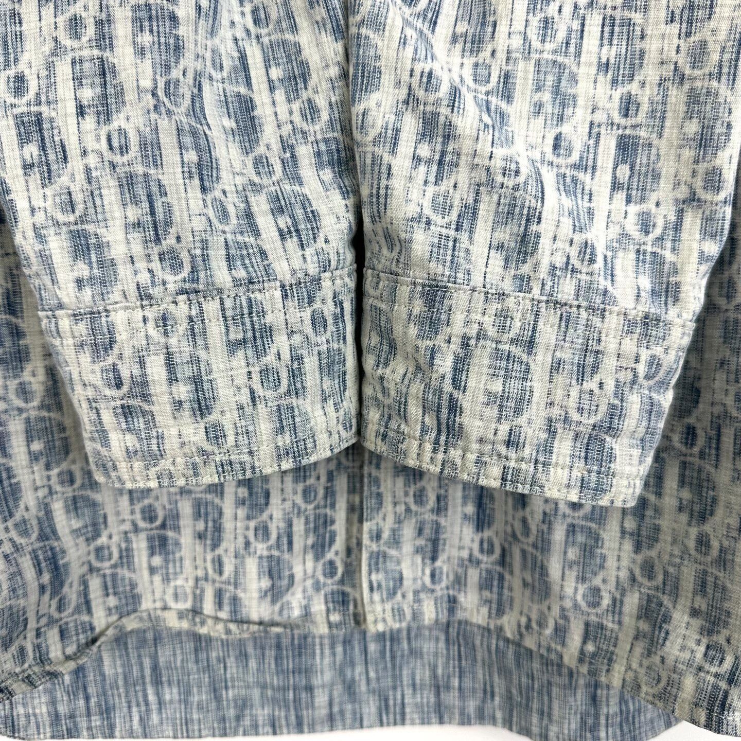 Dior Dior Men's Monogram Logo Denim Jacket Size US XXS / EU 40 - 6 Thumbnail