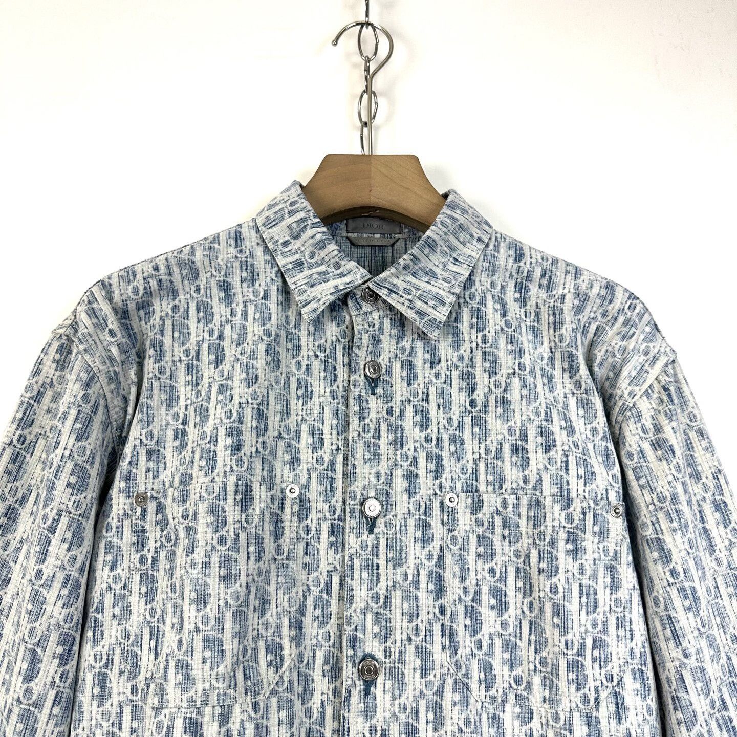 Dior Dior Men's Monogram Logo Denim Jacket Size US XXS / EU 40 - 3 Thumbnail