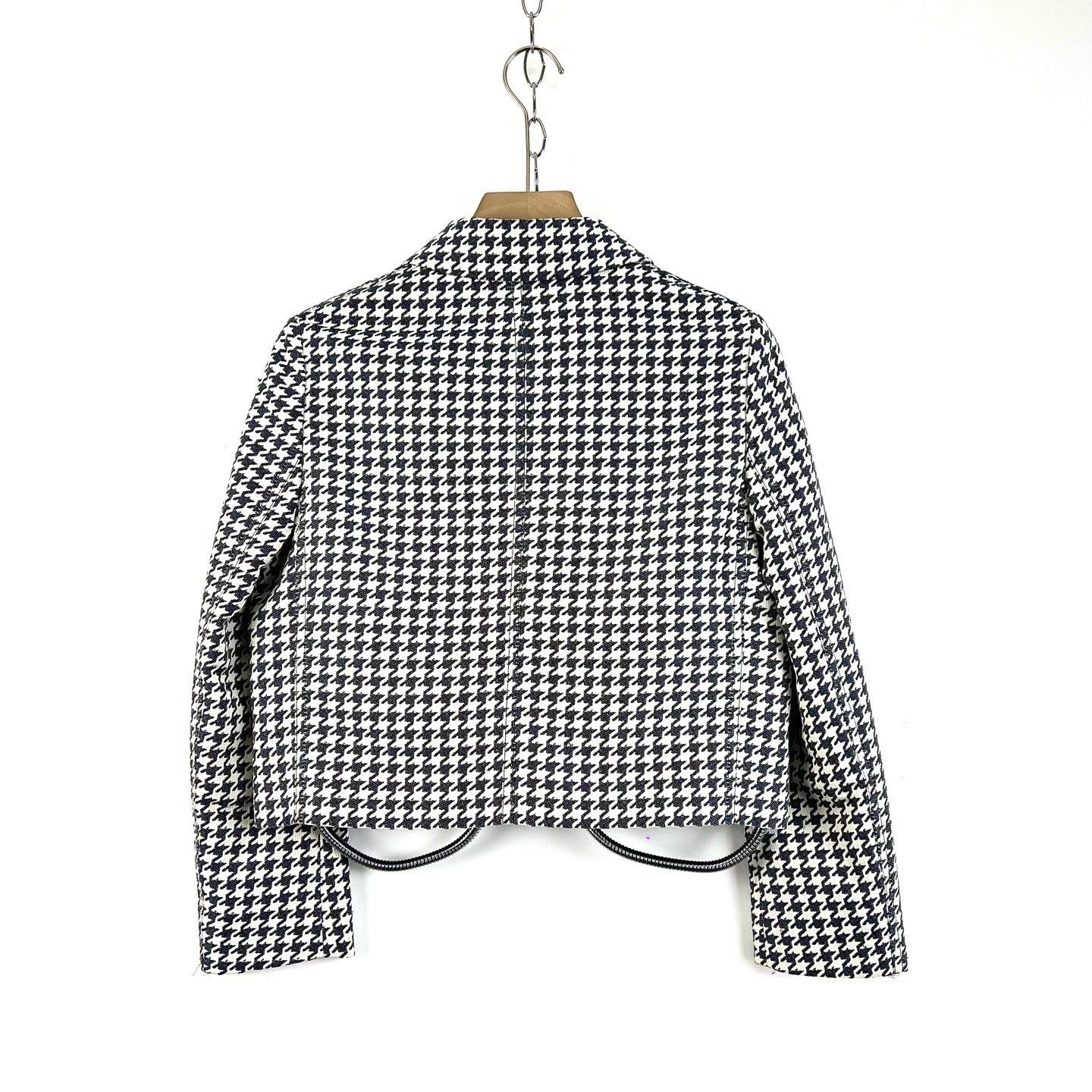 Dior Dior Houndstooth Double-Breasted Short Coat Size S / US 4 / IT 40 - 2 Thumbnail