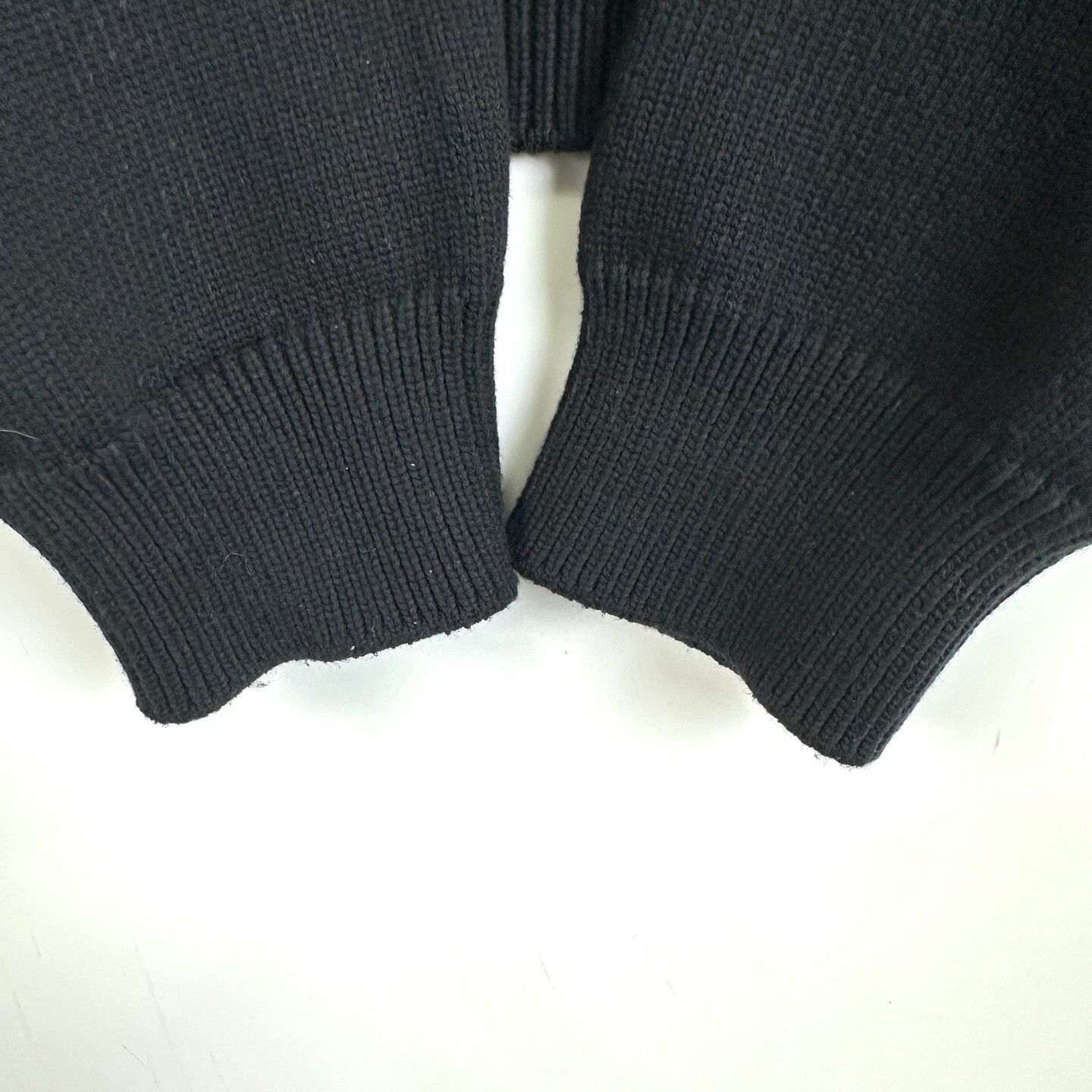 Louis Vuitton Louis Vuitton Black Wool Polo Collar Sweater Size US M / EU 48-50 / 2 - 6 Thumbnail