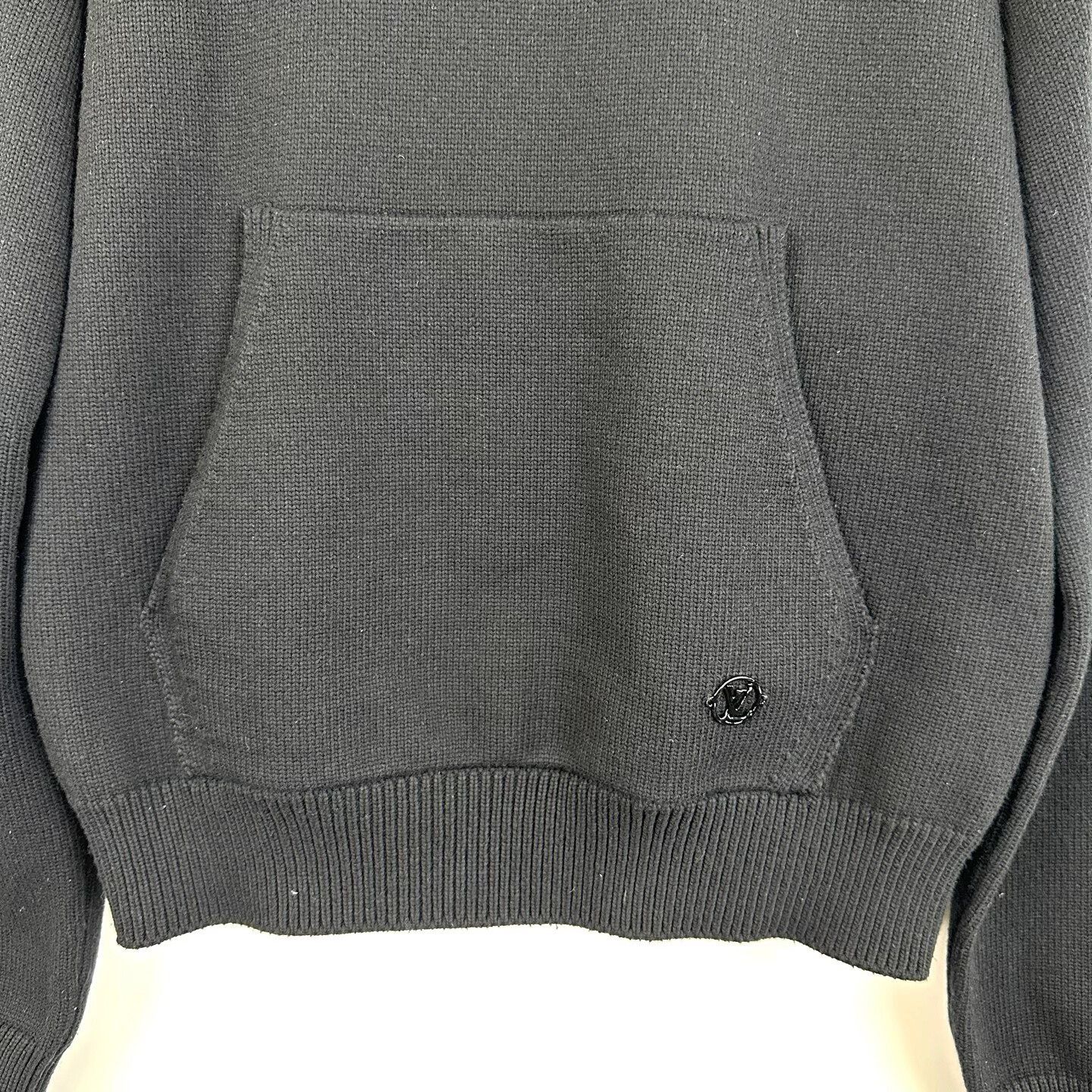 Louis Vuitton Louis Vuitton Black Wool Polo Collar Sweater Size US M / EU 48-50 / 2 - 7 Thumbnail