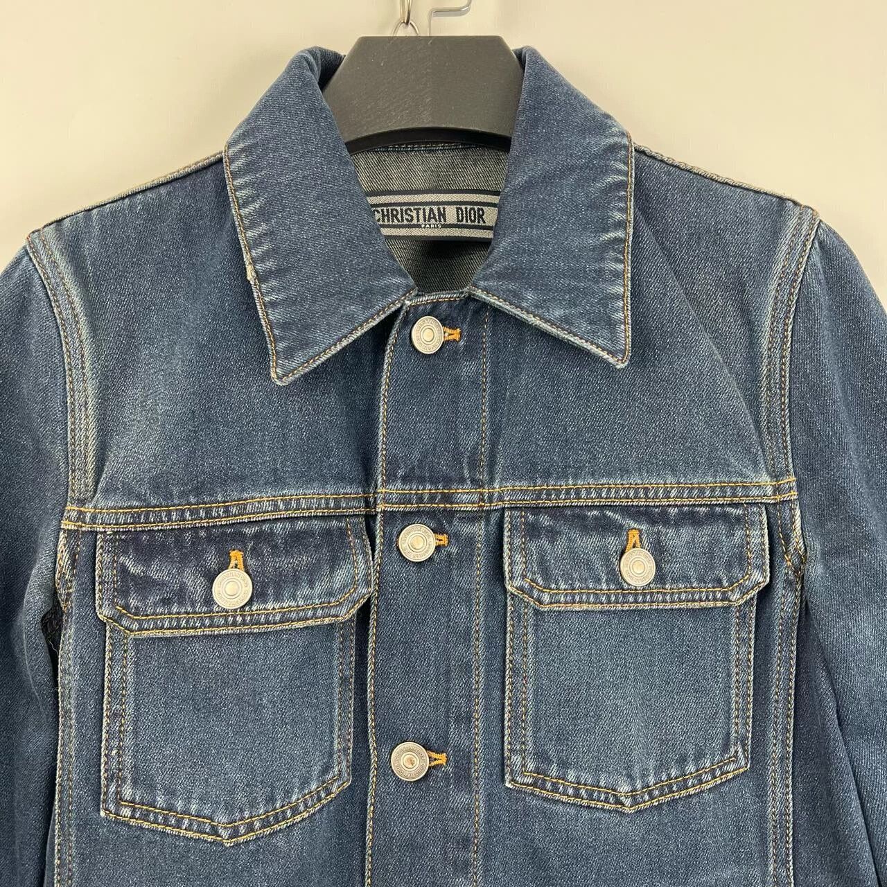 Dior Dior CD Bee Embroidery Denim Jacket Size XXS / US 00 / IT 34 - 4 Thumbnail
