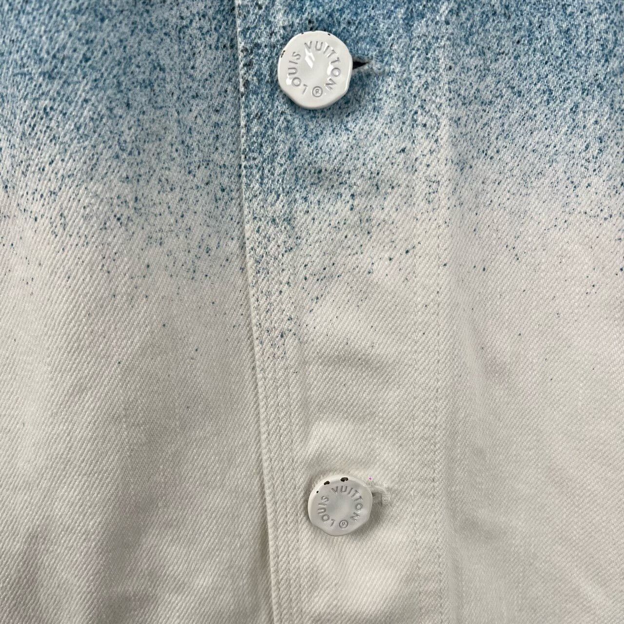 Louis Vuitton Louis Vuitton Blue White Starry Monogram Denim Jacket Size S / US 4 / IT 40 - 5 Thumbnail