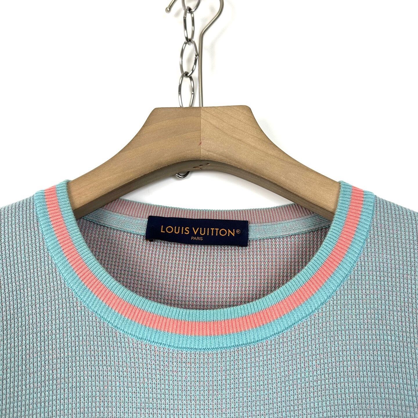 Louis Vuitton Louis Vuitton 2025 FW Blue Waffle Knit Tee Size XL / US 12-14 / IT 48-50 - 3 Thumbnail
