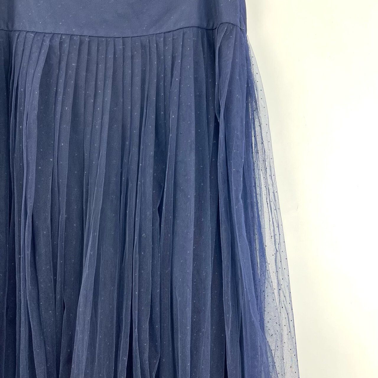 Dior Dior Navy Tulle Midi Skirt Size 36" / US 14 / IT 50 - 6 Thumbnail