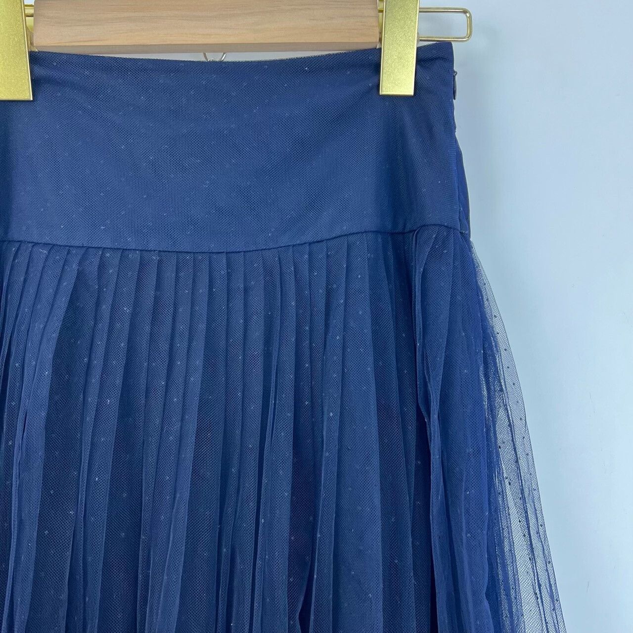 Dior Dior Navy Tulle Midi Skirt Size 36" / US 14 / IT 50 - 4 Thumbnail