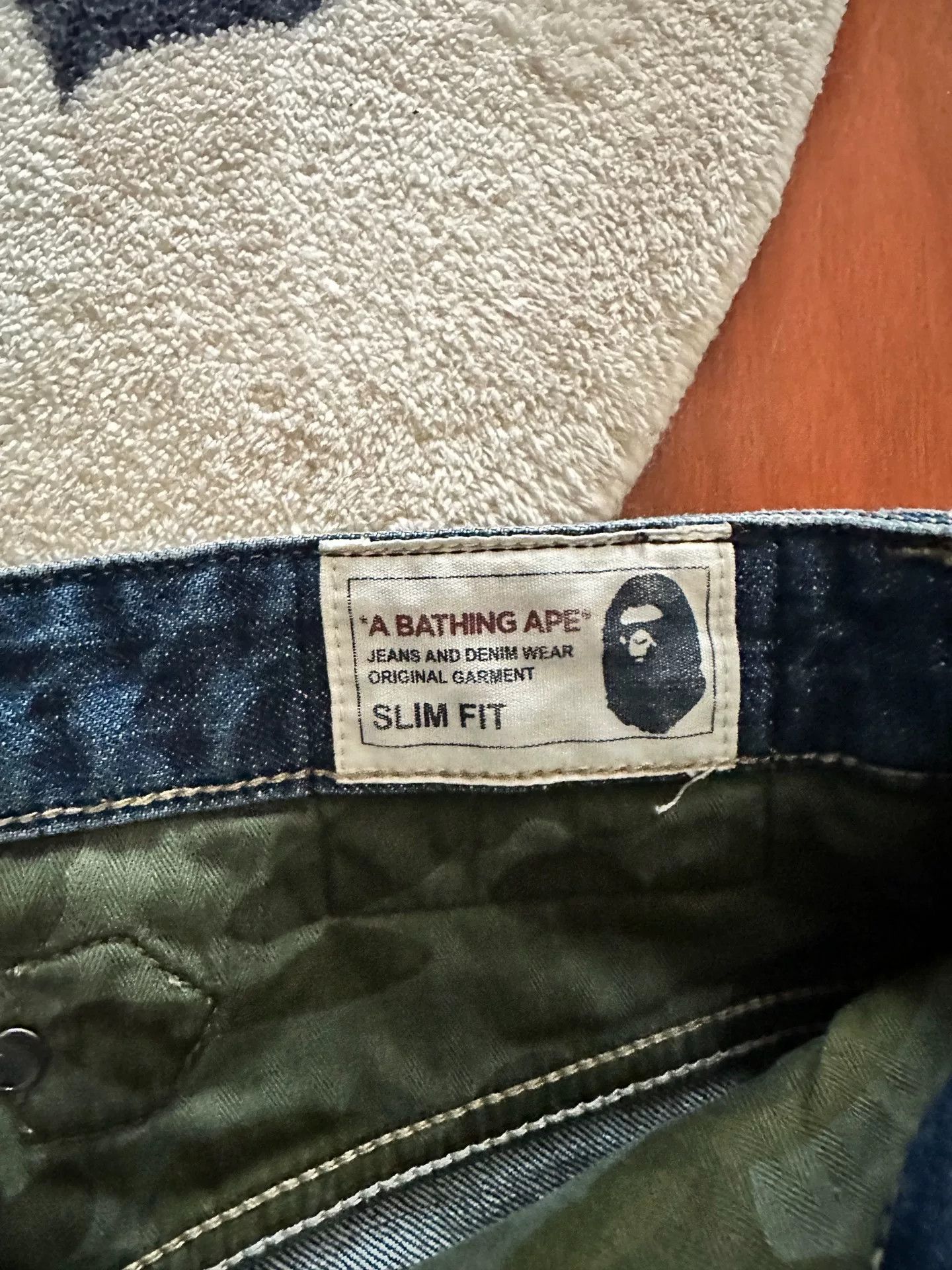 Bape BAPE Washed Selvedge Five-Pocket Jeans Size US 34 / EU 50 - 4 Thumbnail