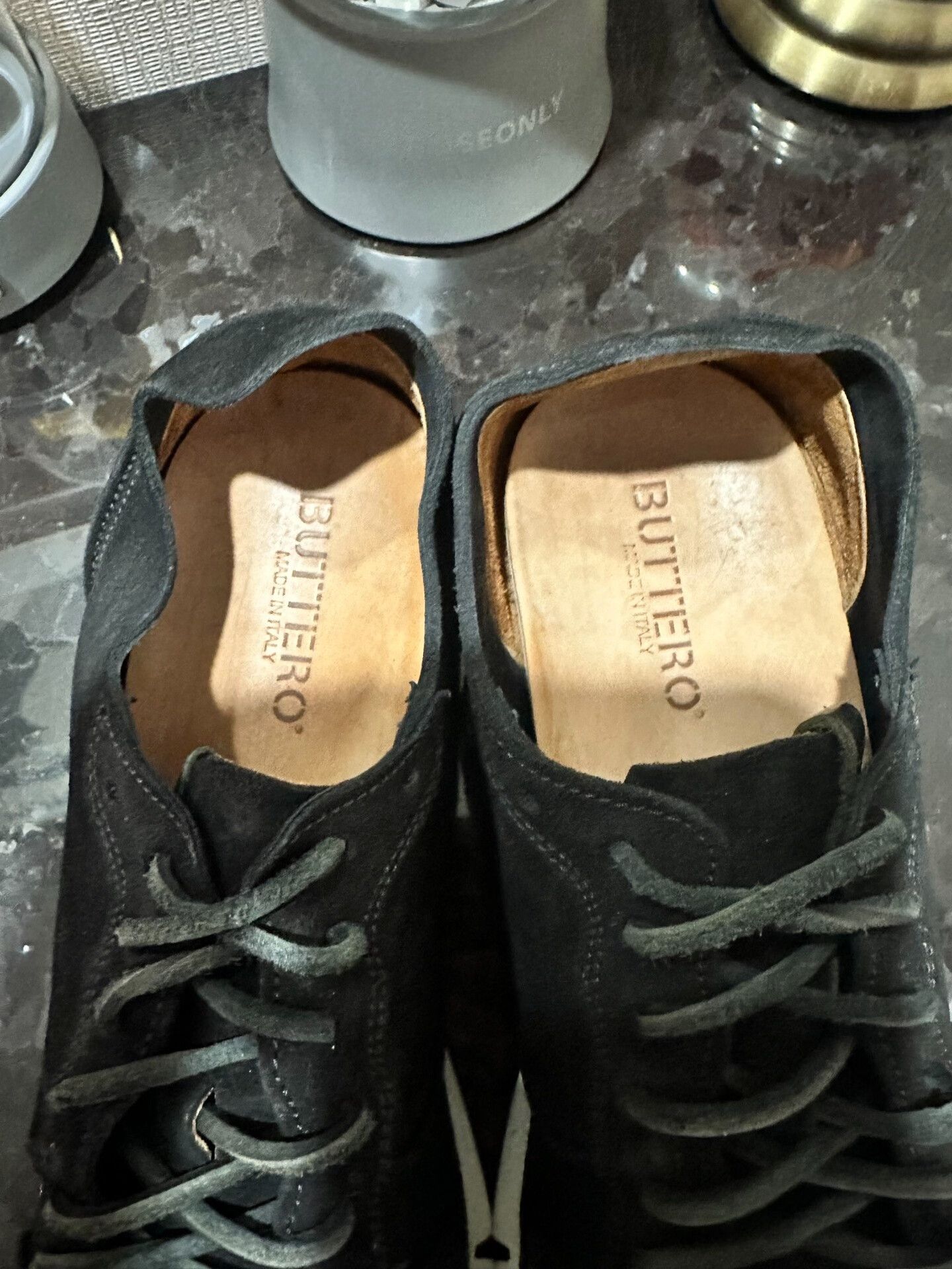 Buttero Buttero 5910 Black Handcrafted Leather Casual Shoes Size US 10 / EU 43 - 3 Thumbnail