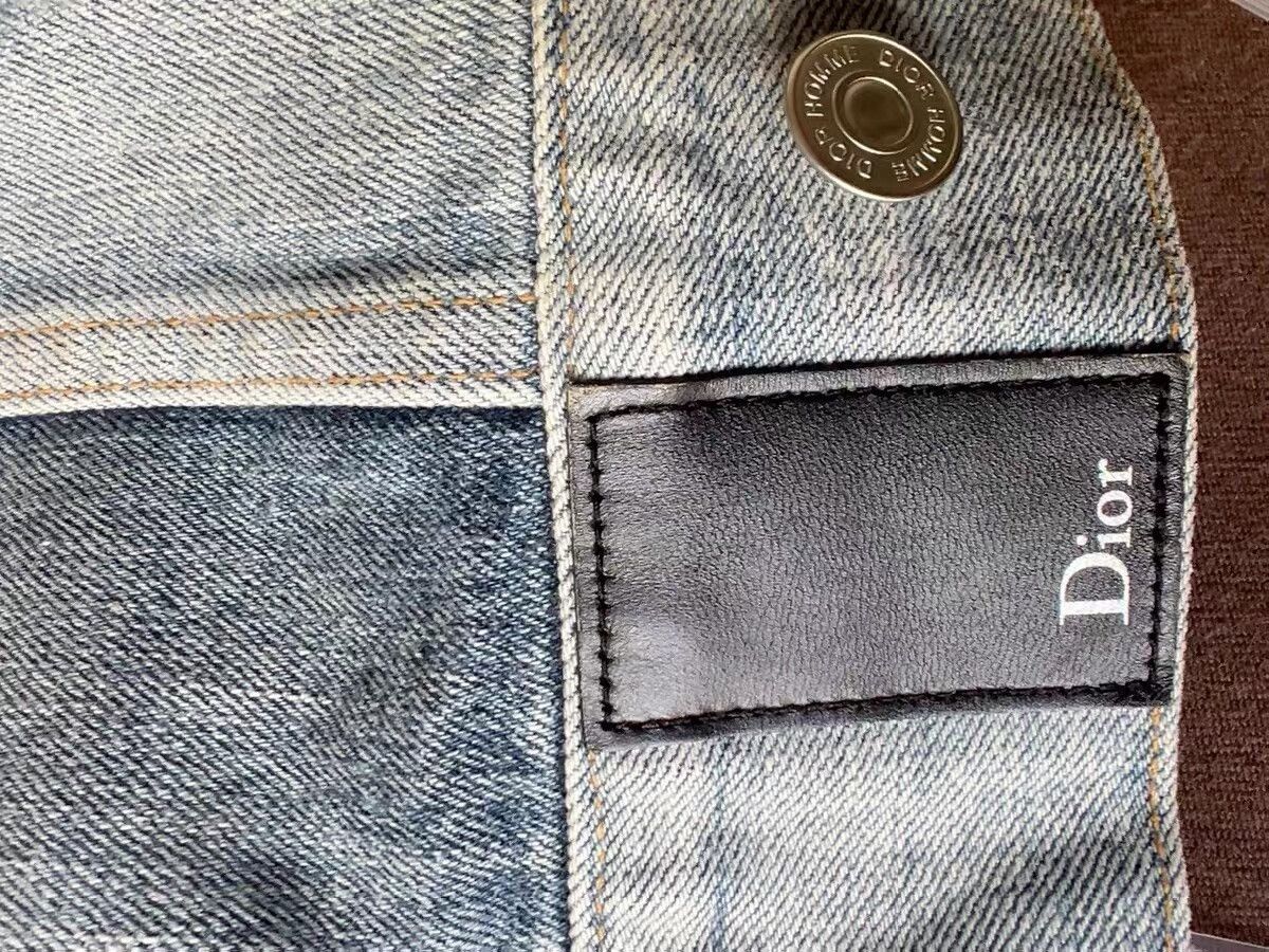 Dior Dior Distressed Slim Denim Jacket Size US M / EU 48-50 / 2 - 5 Thumbnail