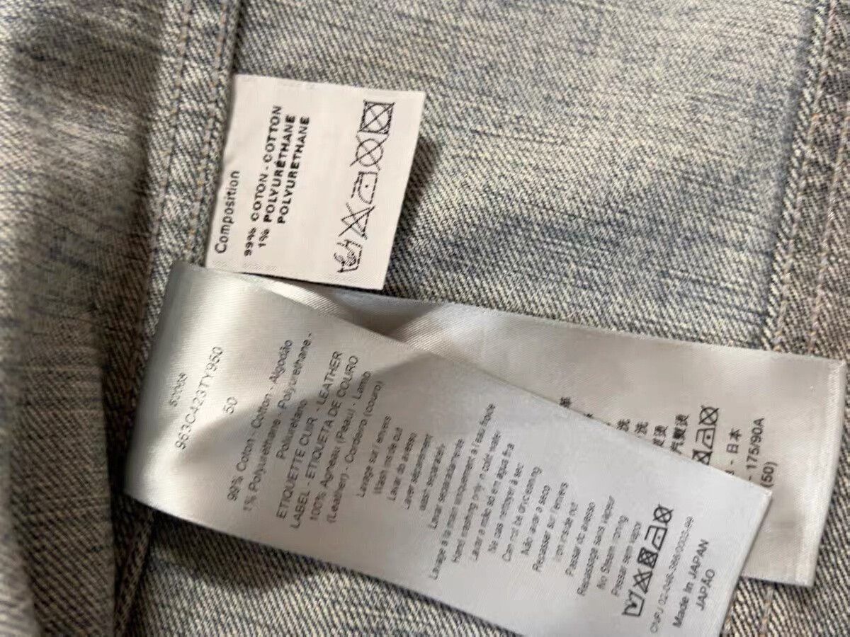 Dior Dior Distressed Slim Denim Jacket Size US M / EU 48-50 / 2 - 6 Thumbnail