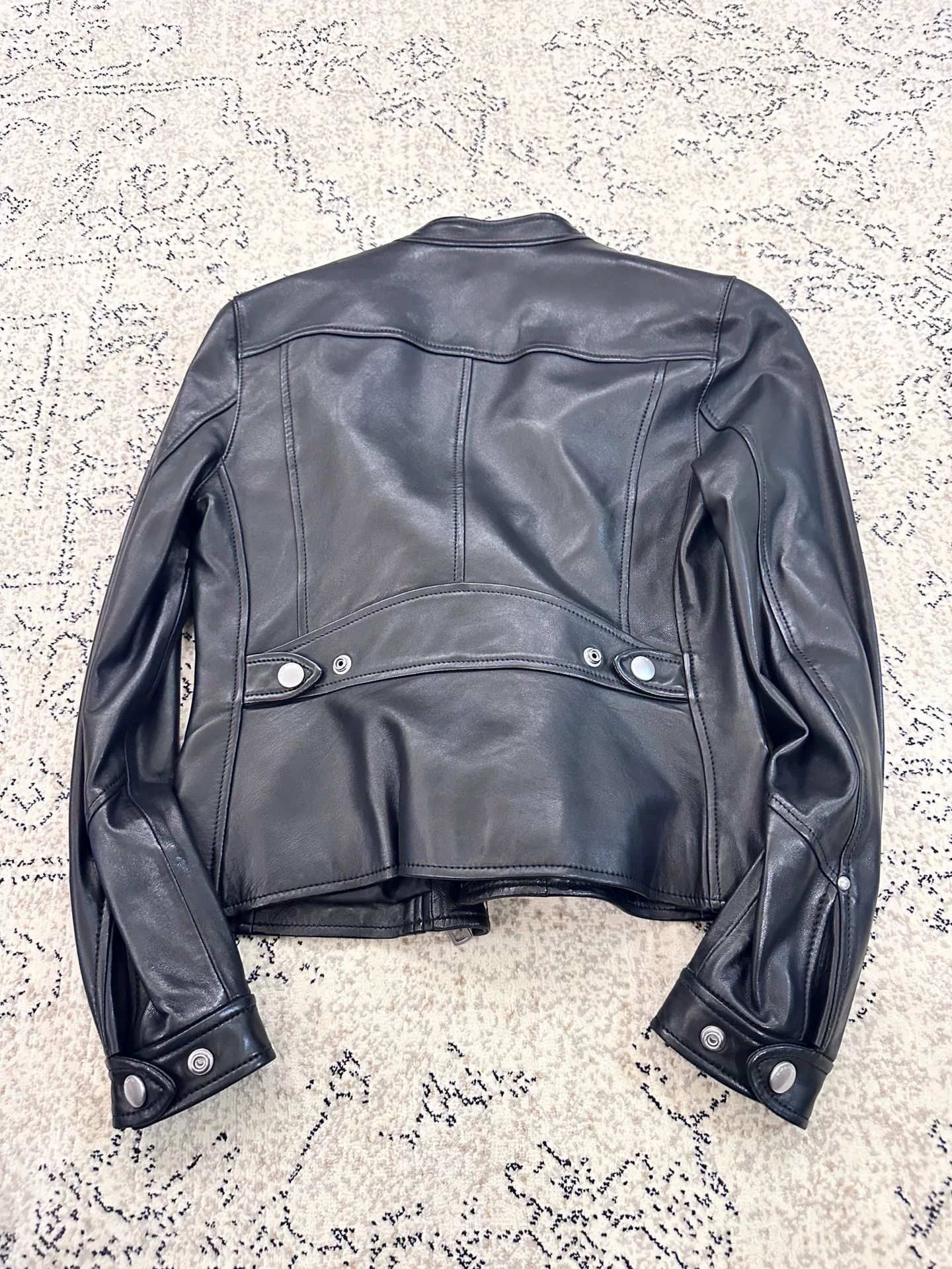 COACH Leather Moto Jacket XS