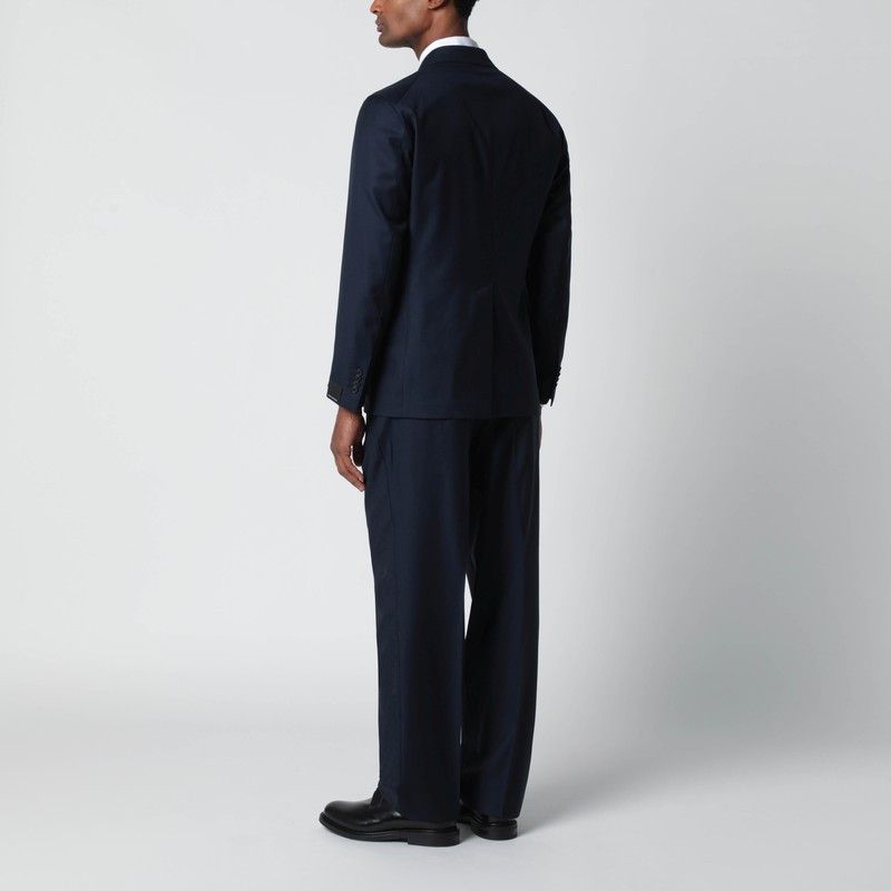 Tagliatore Tagliatore Blue Wool Double-Breasted Suit Size US S / EU 44-46 / 1 - 2 Thumbnail