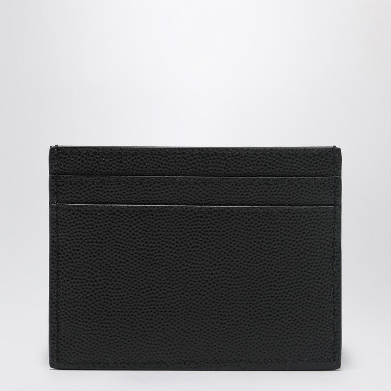 Saint Laurent Paris Saint Laurent Black Textured Leather Card Holder Size ONE SIZE - 2 Thumbnail