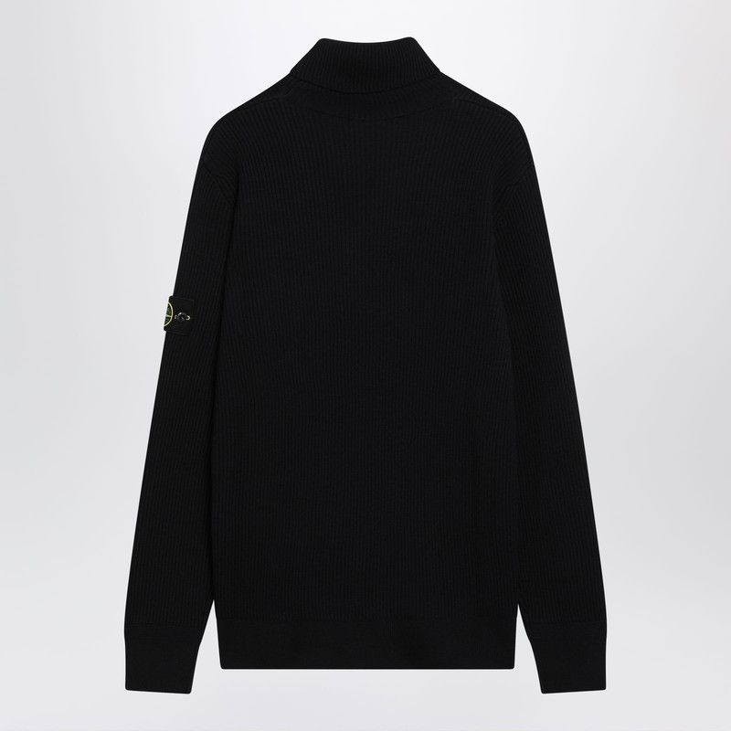 Stone Island Stone Island Navy Blue Turtleneck Sweater With Regular Fit Size US XXL / EU 58 / 5 - 2 Thumbnail