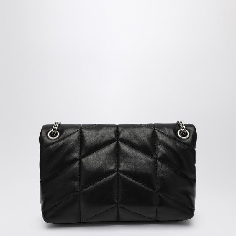 Saint Laurent Paris Saint Laurent Small Black Loulou Puffer Bag Size ONE SIZE - 2 Thumbnail
