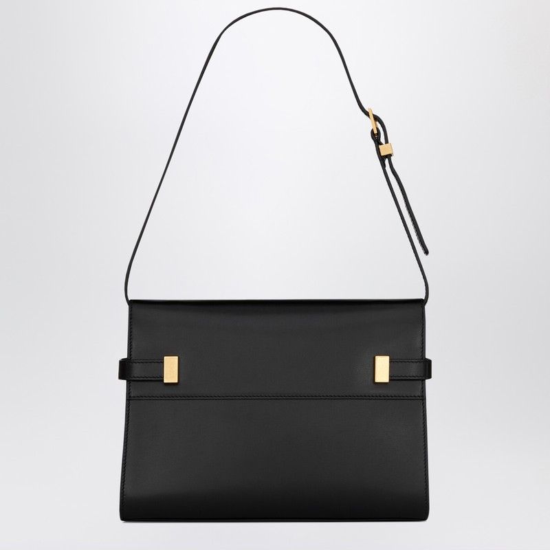 Saint Laurent Paris Saint Laurent Manhattan Small Bag In Black Leather Size ONE SIZE - 2 Thumbnail