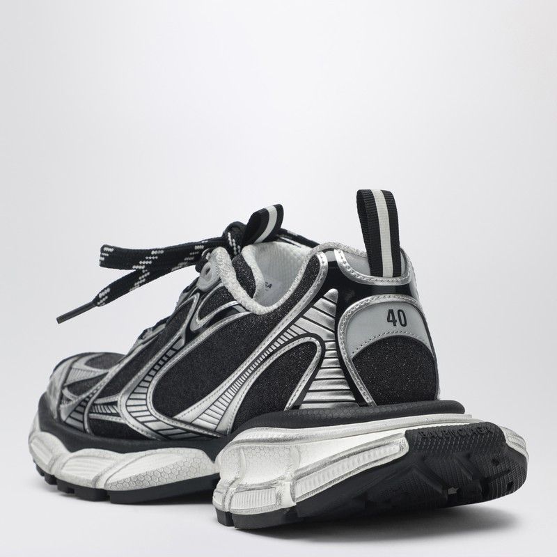 Balenciaga Balenciaga 3Xl Sneakers In Black And Silver With Glitter Size US 9 / IT 39 - 2 Thumbnail