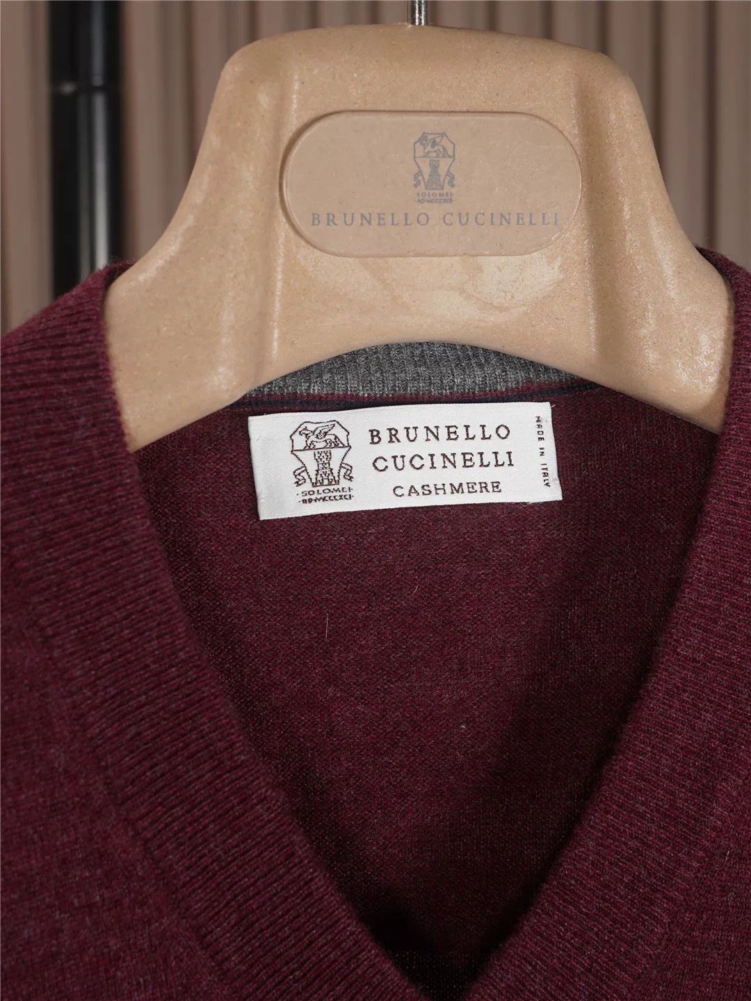Brunello Cucinelli Brunello Cucinelli Red Cashmere Sweater Size US S / EU 44-46 / 1 - 2 Thumbnail