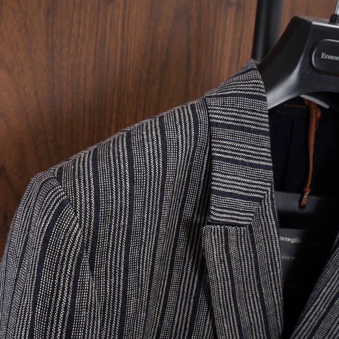 Ermenegildo Zegna Zegna Couture Double-Breasted Blazer Size US M / EU 48-50 / 2 - 4 Thumbnail