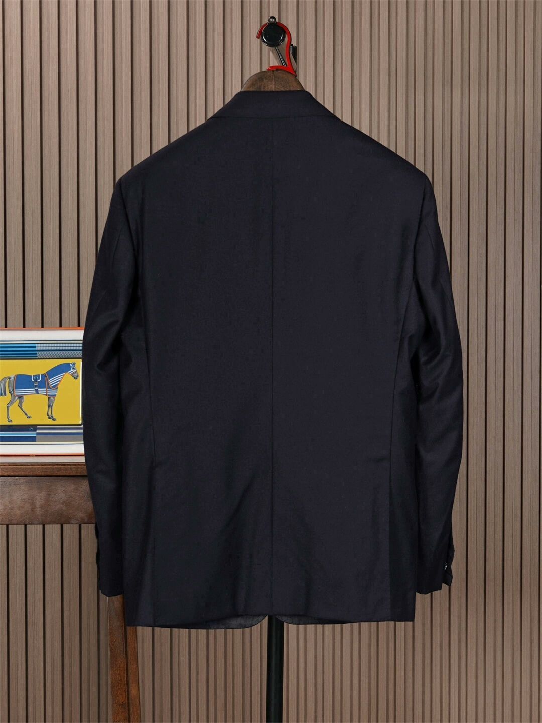Kiton Kiton Dark Blue Wool Flannel Suit Size US M / EU 48-50 / 2 - 2 Thumbnail