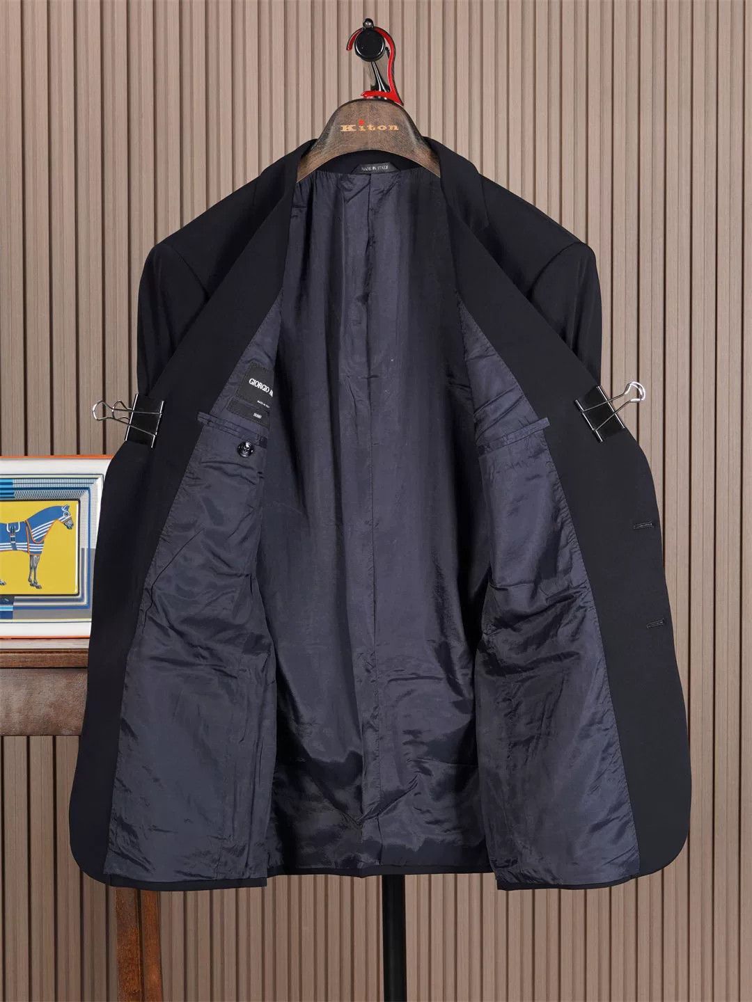 Giorgio Armani Armani GA Suit Jacket with Tech Fabric Size US L / EU 52-54 / 3 - 2 Thumbnail