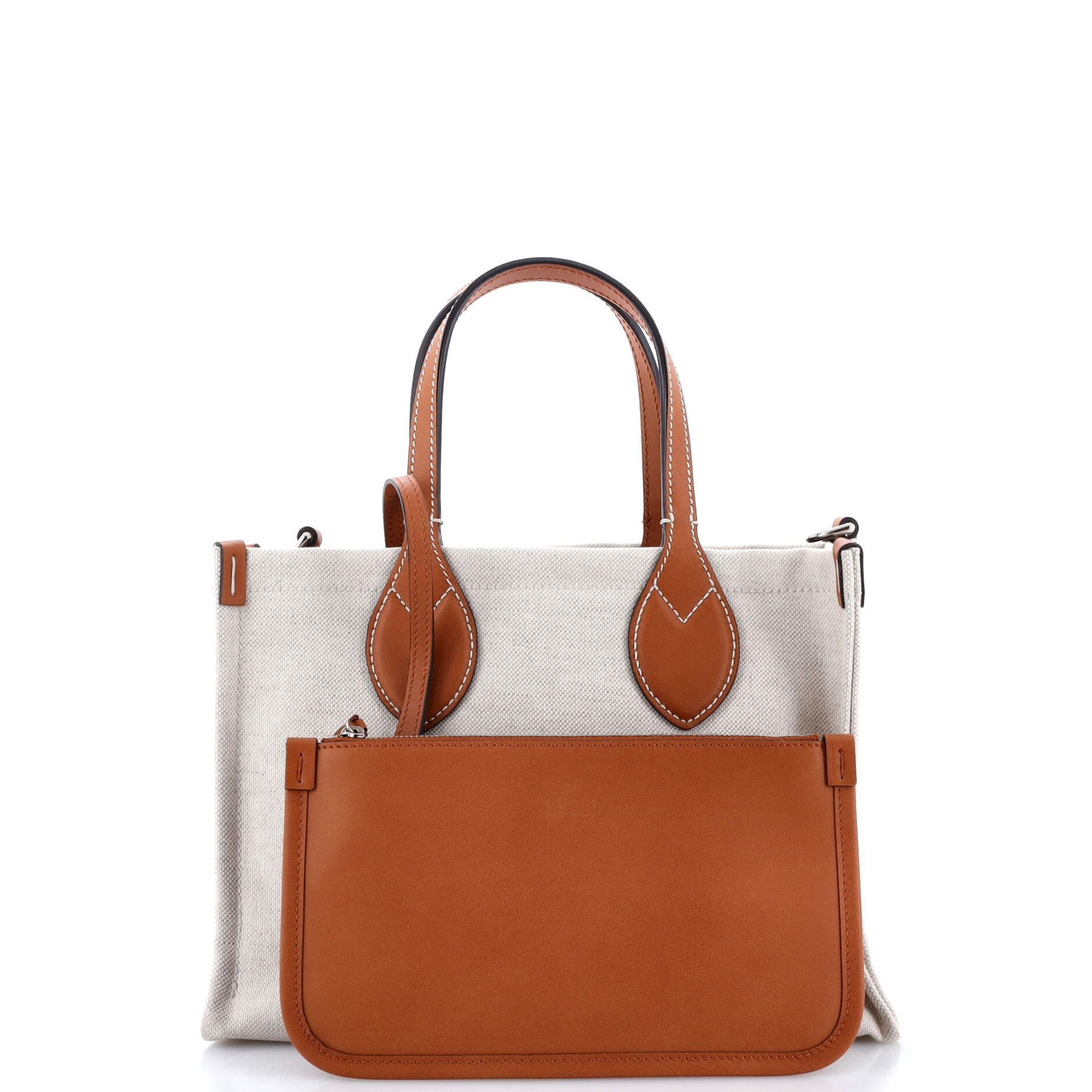 Gucci Logo Shopper Tote Size ONE SIZE - 2 Thumbnail