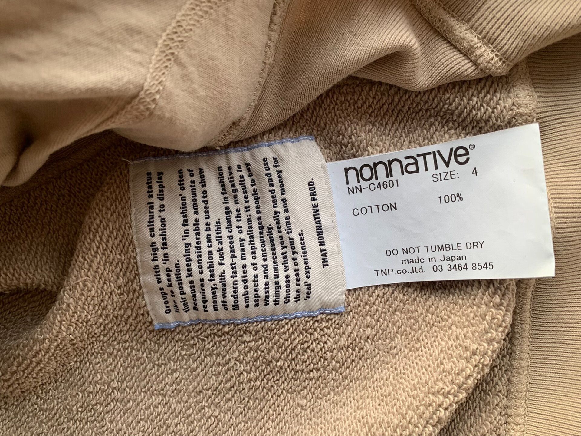 Nonnative NONNATIVE DWELLER CREW PULLOVER 25ss Size US XL / EU 56 / 4 - 5 Thumbnail