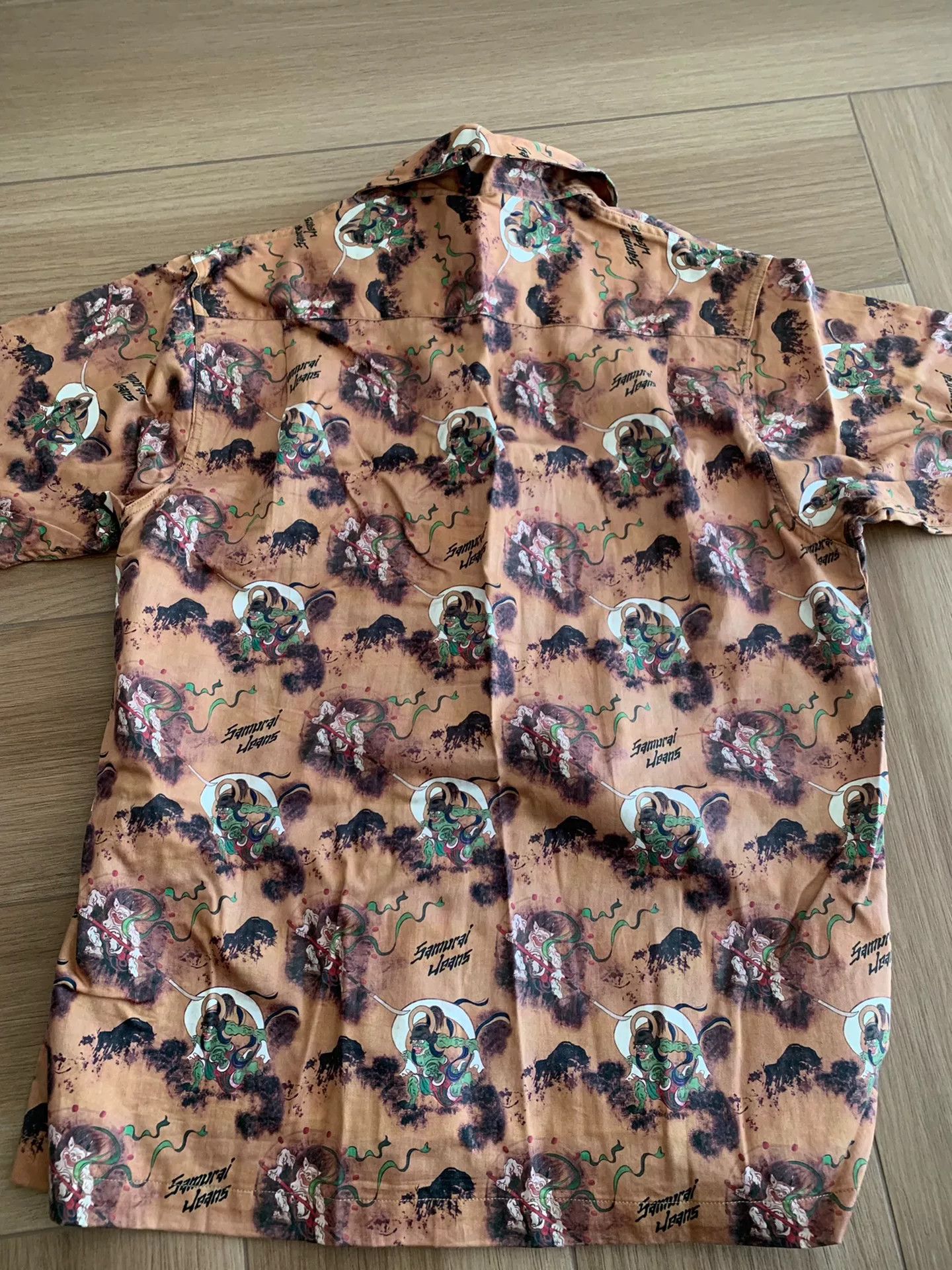 Samurai Jeans Samurai Jeans Vintage Hawaiian Short Sleeve Size US XXL / EU 58 / 5 - 6 Thumbnail