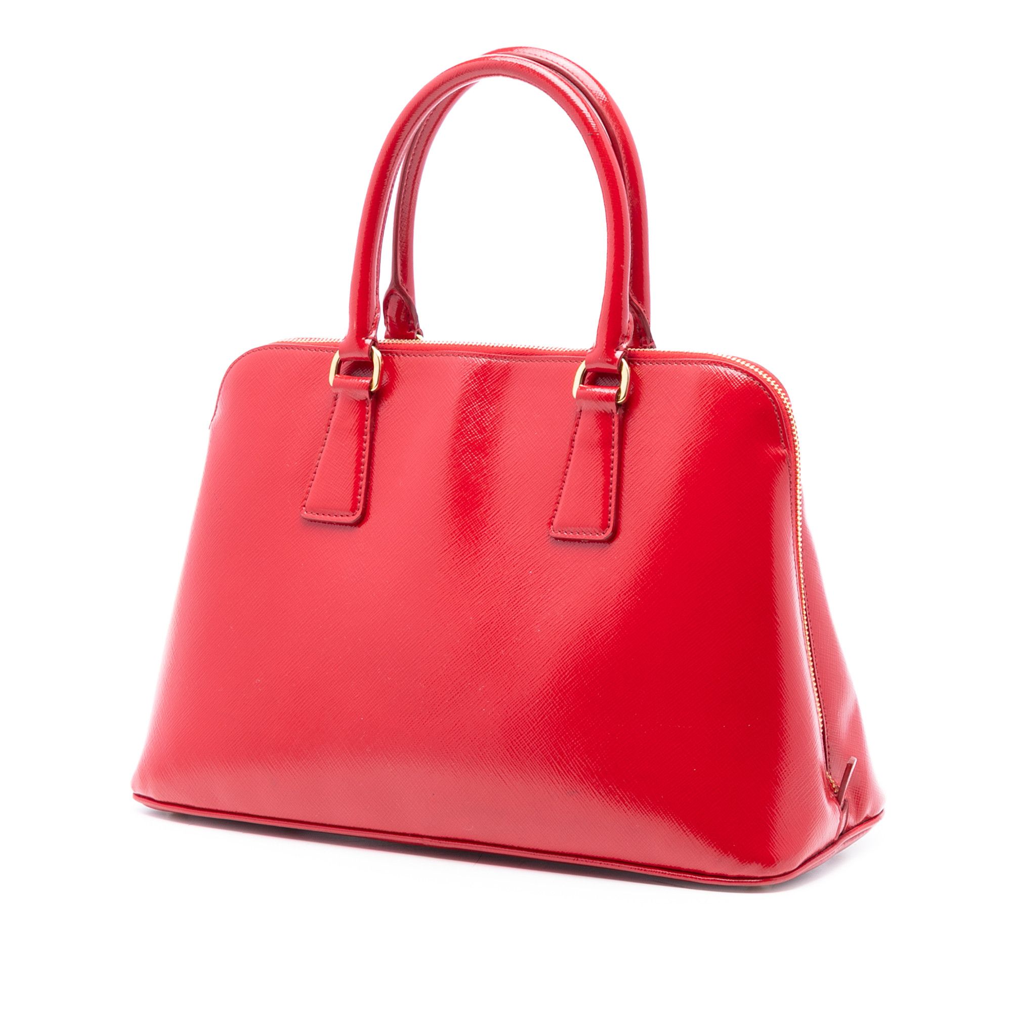 Prada Prada Medium Saffiano Vernice Promenade Satchel Size ONE SIZE - 2 Thumbnail