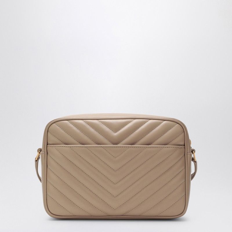 Saint Laurent Paris Saint Laurent Beige Lou Camera Bag In Quilted Leather Size ONE SIZE - 2 Thumbnail
