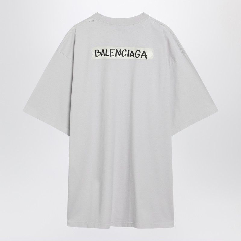 Balenciaga Balenciaga White Masking Tape T-Shirt With Medium Fit Size US L / EU 52-54 / 3 - 2 Thumbnail