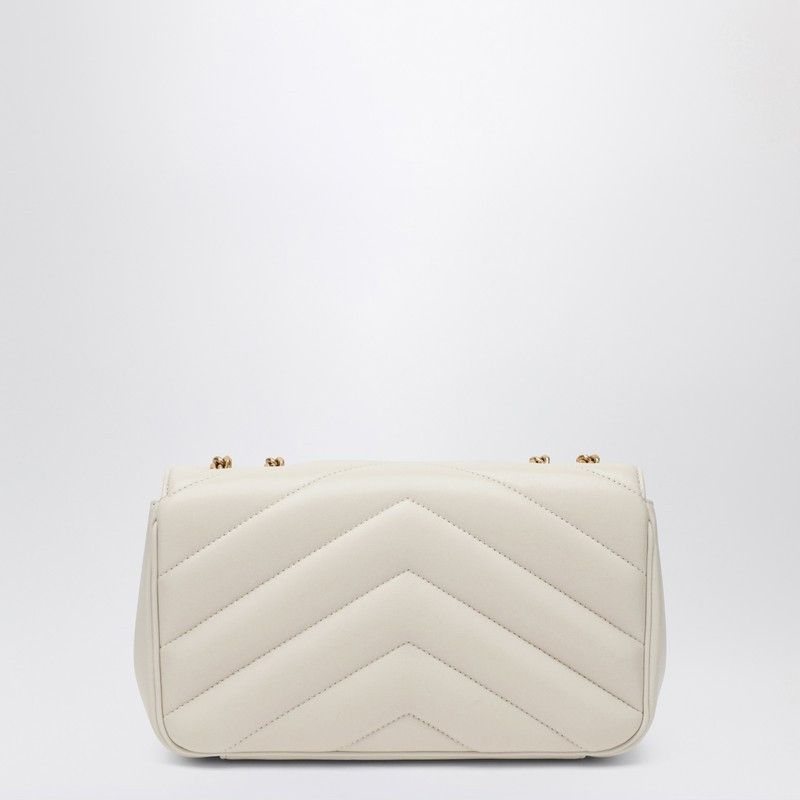 Saint Laurent Paris Saint Laurent Loulou Small Bag White Leather Size ONE SIZE - 2 Thumbnail