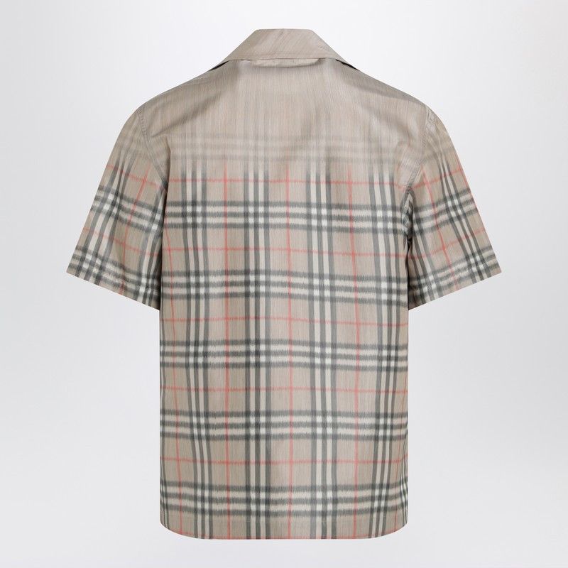 Burberry Burberry Beige Shirt With Shaded Check Pattern Size US S / EU 44-46 / 1 - 2 Thumbnail