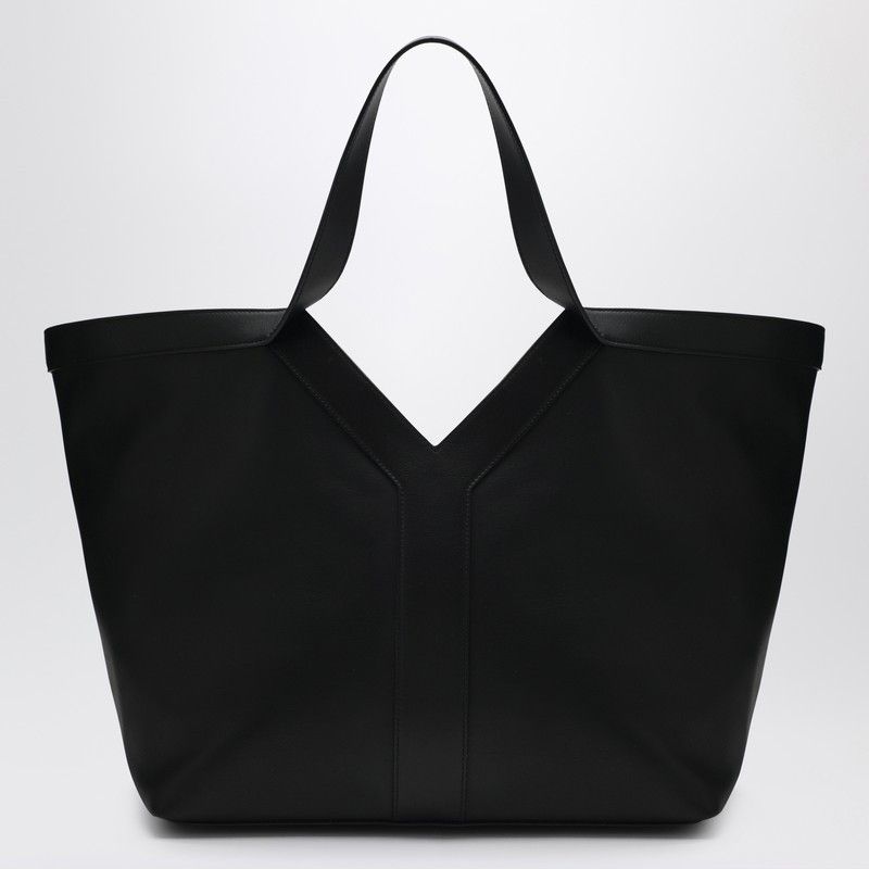 Saint Laurent Paris Saint Laurent Y Tote Bag In Black Leather Size ONE SIZE - 2 Thumbnail