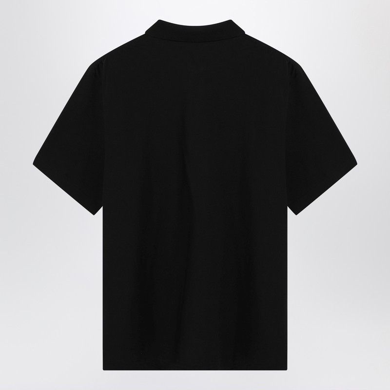 Balenciaga Balenciaga Black Laurel Classic Regular Polo Shirt Size US L / EU 52-54 / 3 - 2 Thumbnail