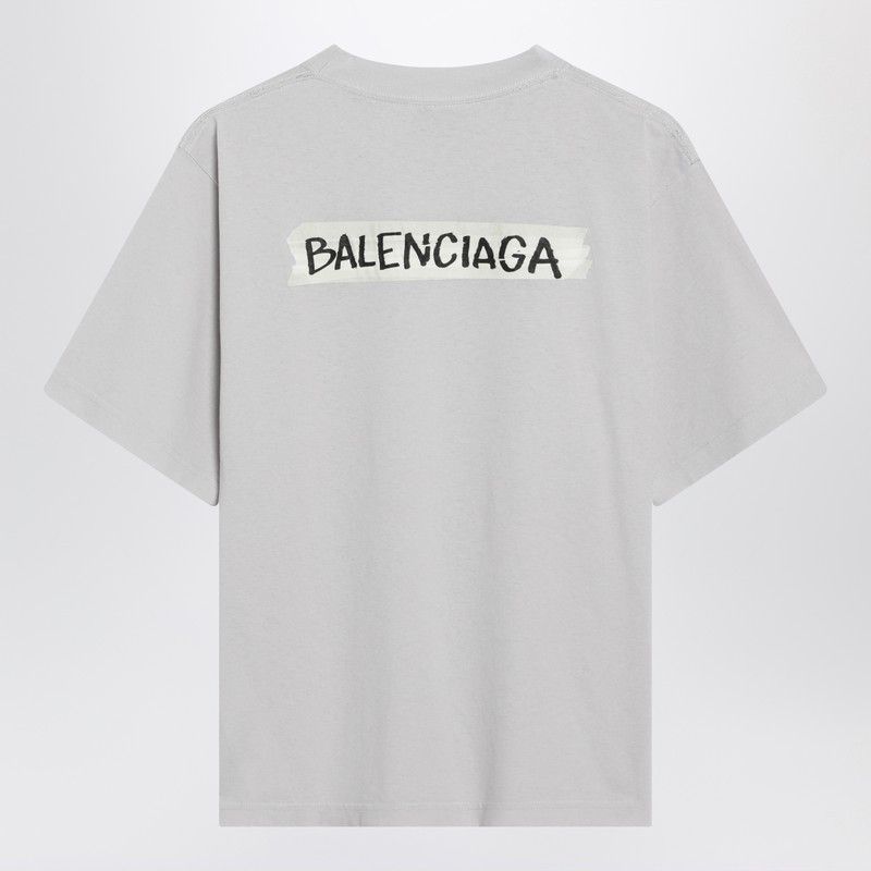 Balenciaga Balenciaga White Masking Tape T-Shirt, Medium Fit Size XS / US 0-2 / IT 36-38 - 2 Thumbnail