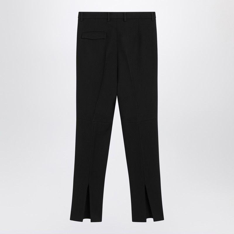 Gucci Gucci Black Skinny Wool Trousers Size 28" / US 6 / IT 42 - 2 Thumbnail
