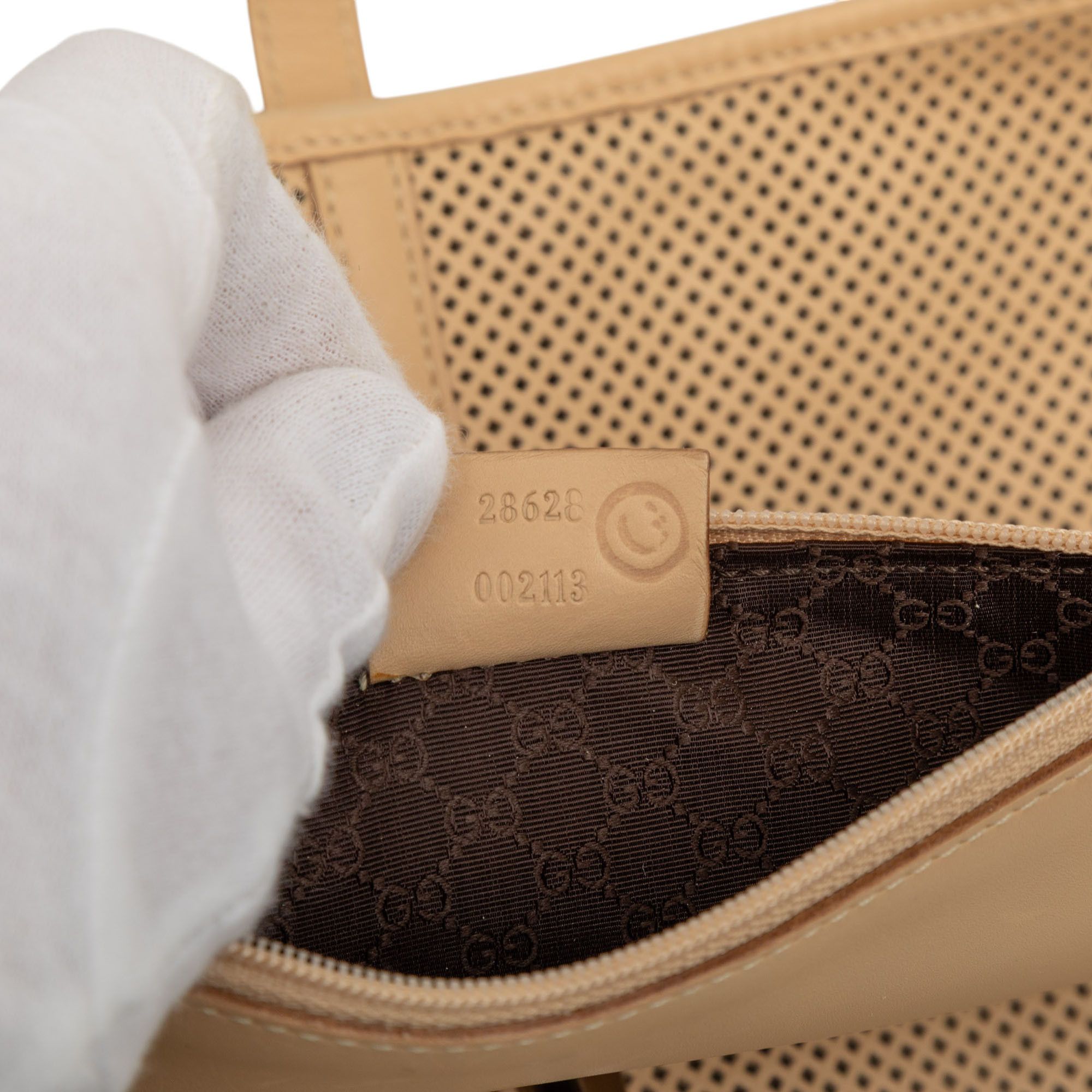 Gucci Gucci Perforated Calfskin Jackie Hobo Size ONE SIZE - 6 Thumbnail