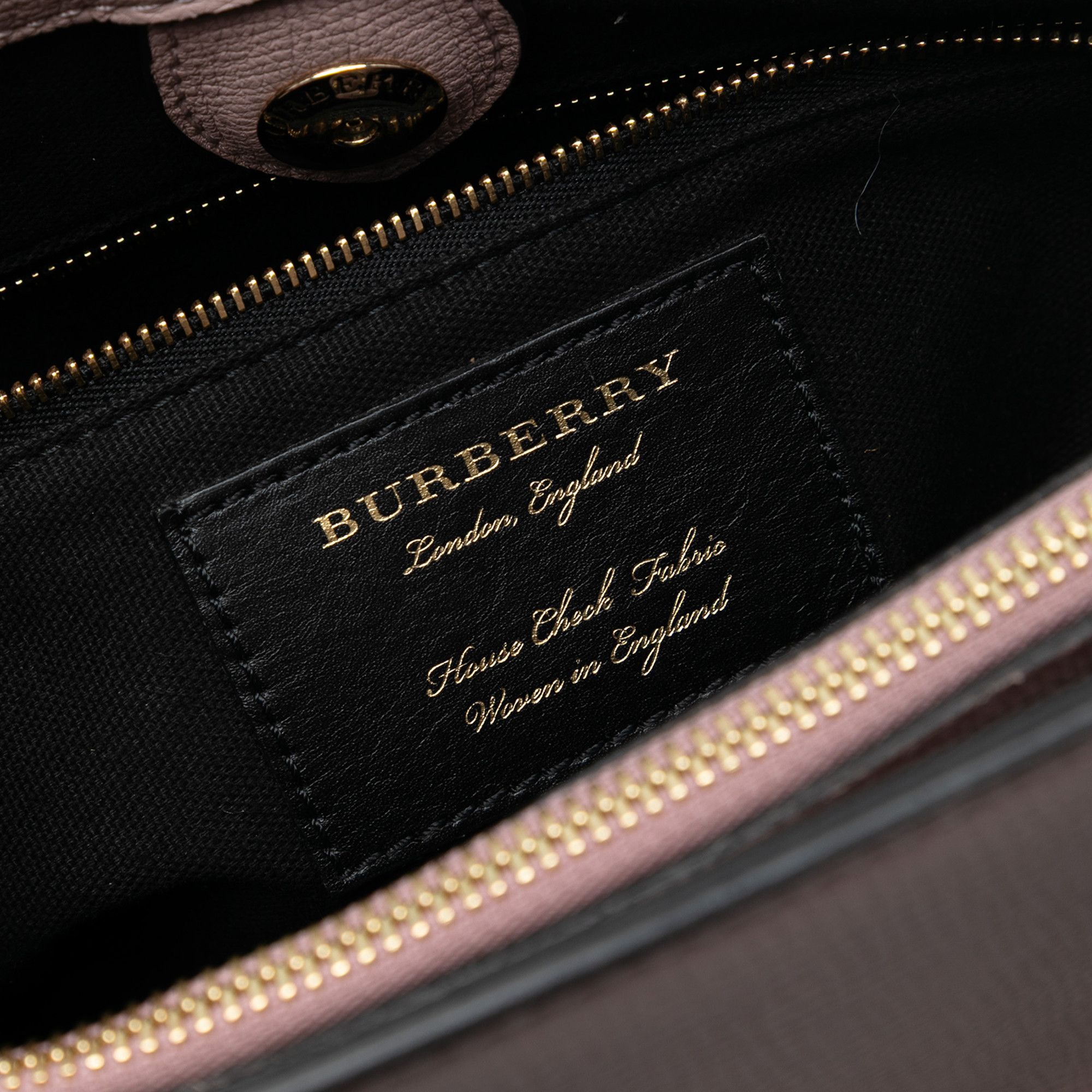 Burberry Burberry Medium Leather and House Check Banner Satchel Size ONE SIZE - 5 Thumbnail