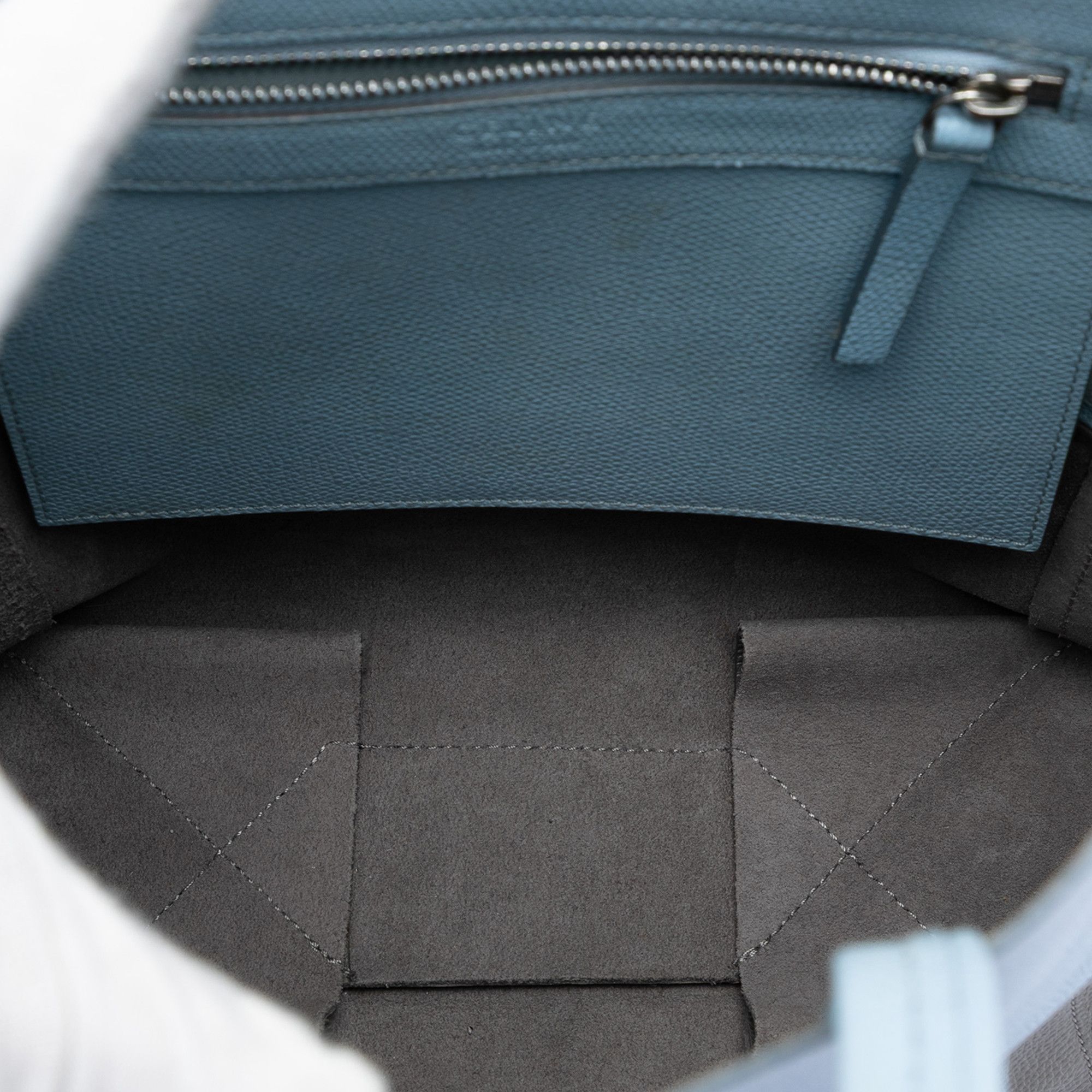 Celine Celine Small Bicolor Grained Calfskin Vertical Cabas Tote Size ONE SIZE - 4 Thumbnail
