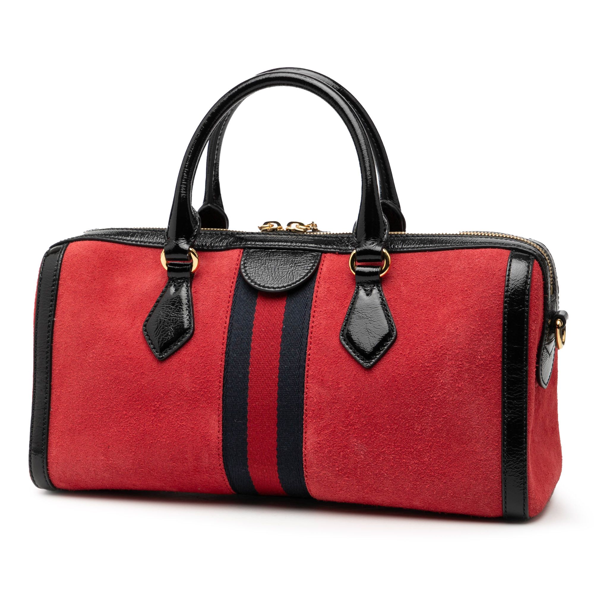 Gucci Gucci Medium Suede Web Ophidia Top Handle Bag Size ONE SIZE - 2 Thumbnail