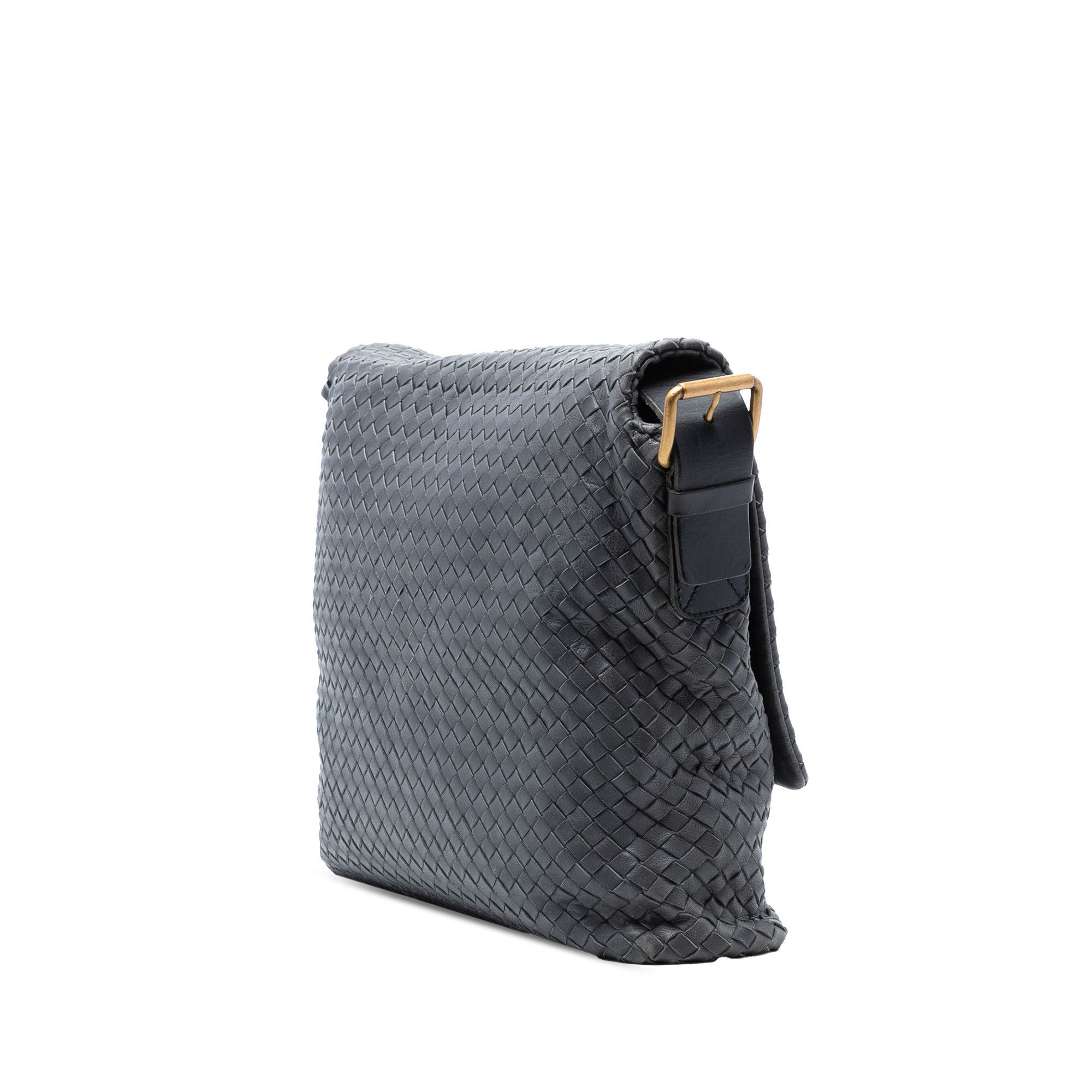 Bottega Veneta Bottega Veneta Nappa Intrecciato Flap Crossbody Size ONE SIZE - 2 Thumbnail