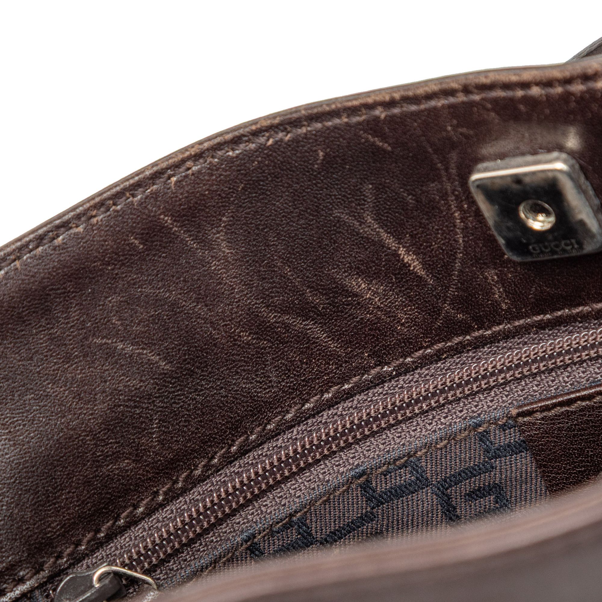 Gucci Gucci Suede Web Shoulder Bag Size ONE SIZE - 7 Thumbnail