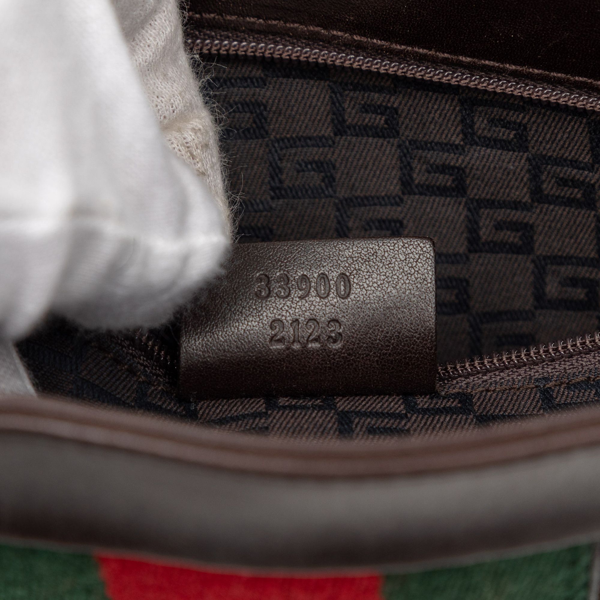Gucci Gucci Suede Web Shoulder Bag Size ONE SIZE - 6 Thumbnail